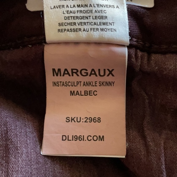 DL1961 Jeans Pants Margaux Instasculpt Denim Distressed Streetwear Preppy Sz 29 - Picture 7 of 9